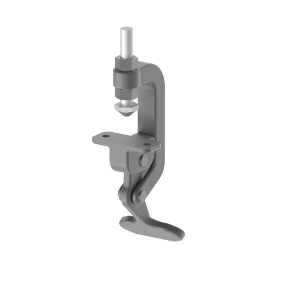 Quick release clamp - made of stainless steel with 1 x screw setting - short