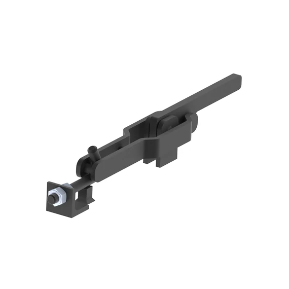 Quick release clamp - made of steel with 1 x screw setting, suitable to install on the frame - mainly suitable for aluminium tools, made by HD-Rotatech