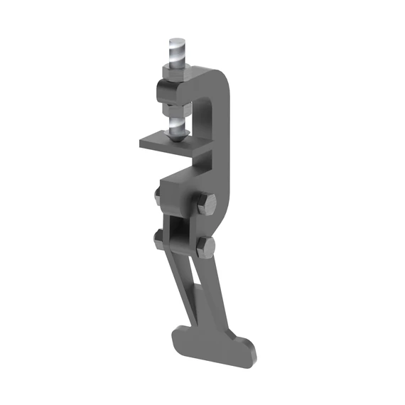 Quick release clamp - made of steel with 1 x screw setting, short, made by HD-Rotatech