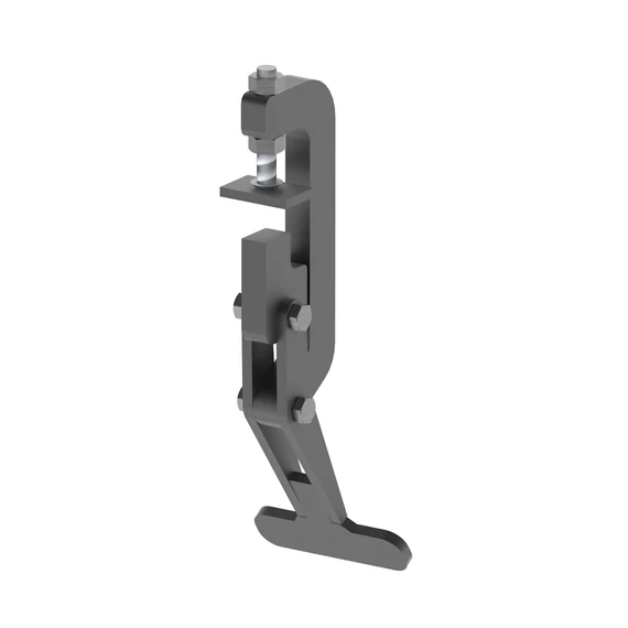 Quick release clamp - made of steel with 1 x screw setting, long, made by HD-Rotatech